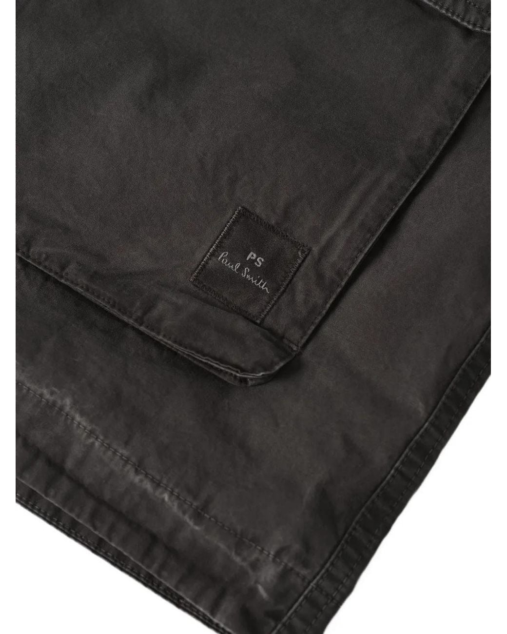 Paul Smith Gray Multi-Pocket Zip-Up Jacket for men
