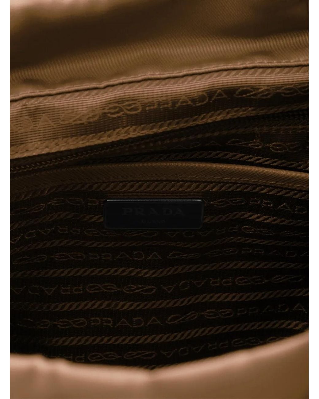 Prada Brown Medium Re-Nylon Backpack With Pouch