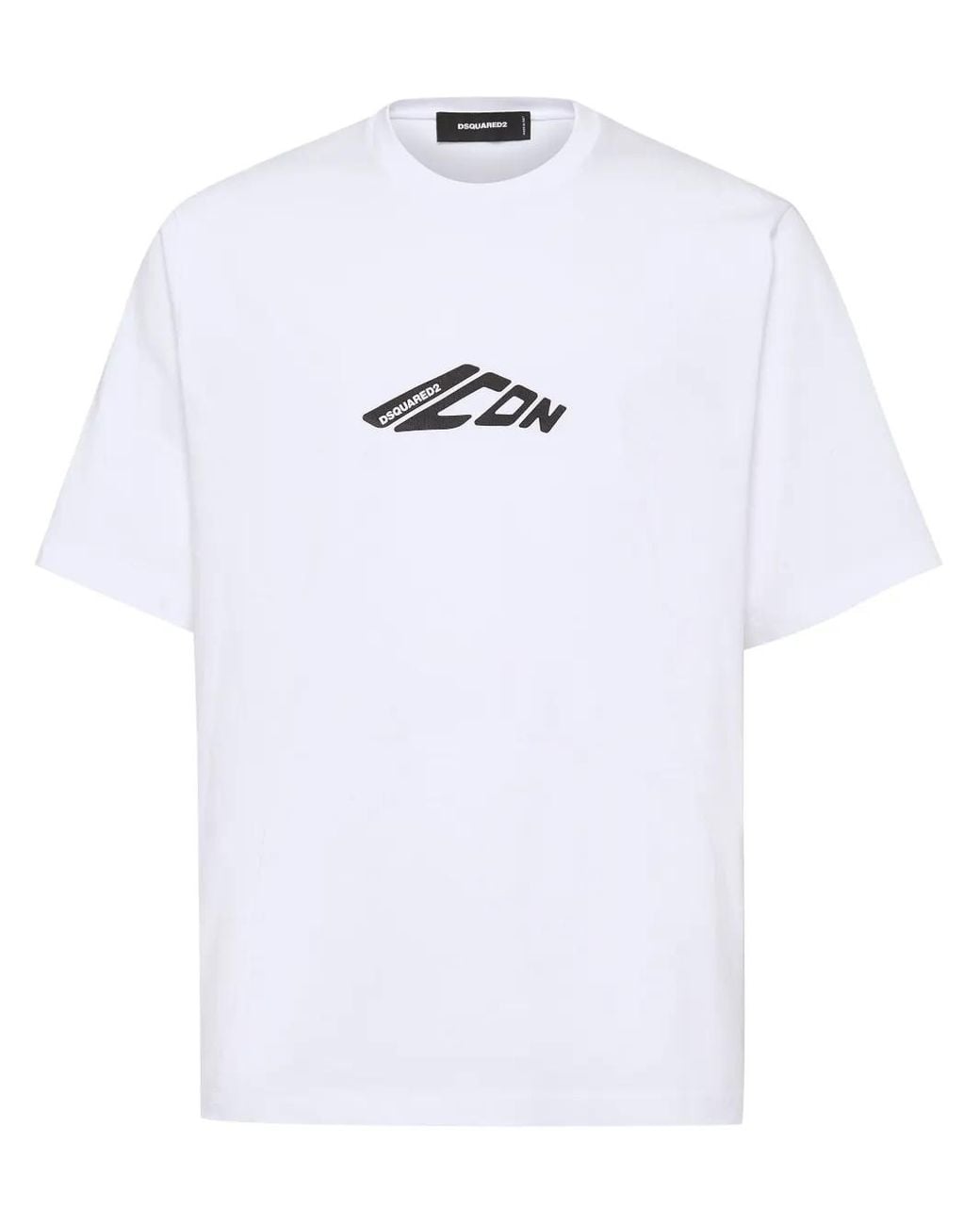 DSquared² White Cotton Crew-Neck T-Shirt for men
