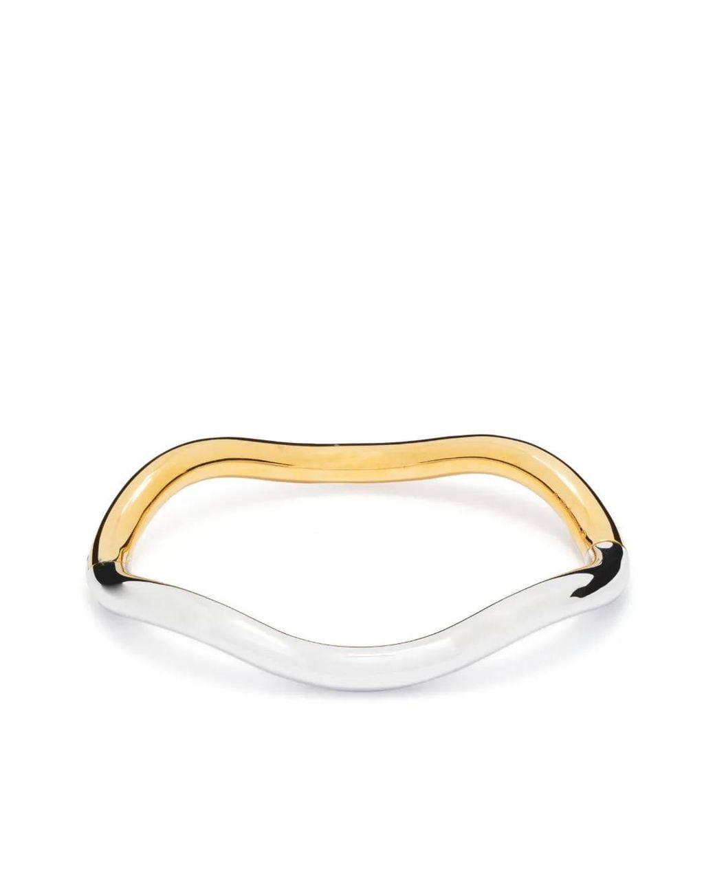 Charlotte Chesnais Metallic Wave Two-Tone Bracelet