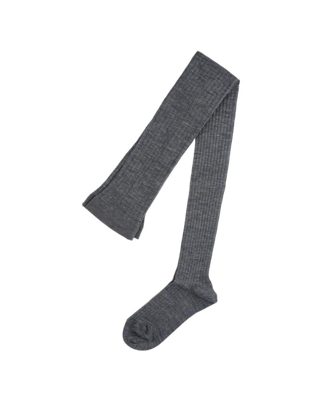 Jil Sander Gray Wool Blend Tights