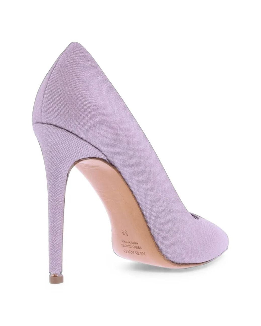 Albano Purple Pointed-Toe Pumps
