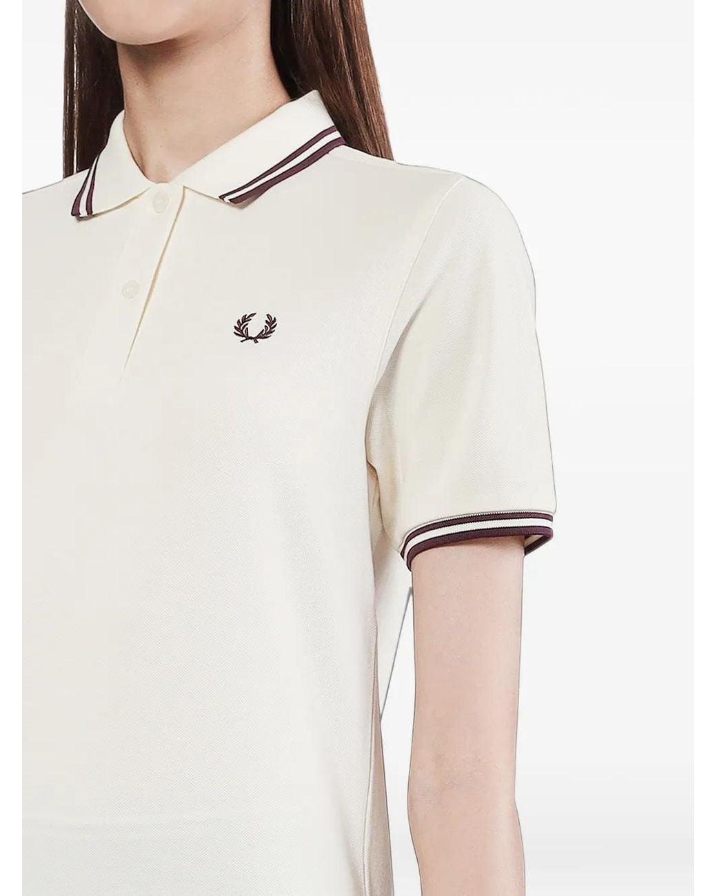 Polo De Piqué Fred Perry de color White