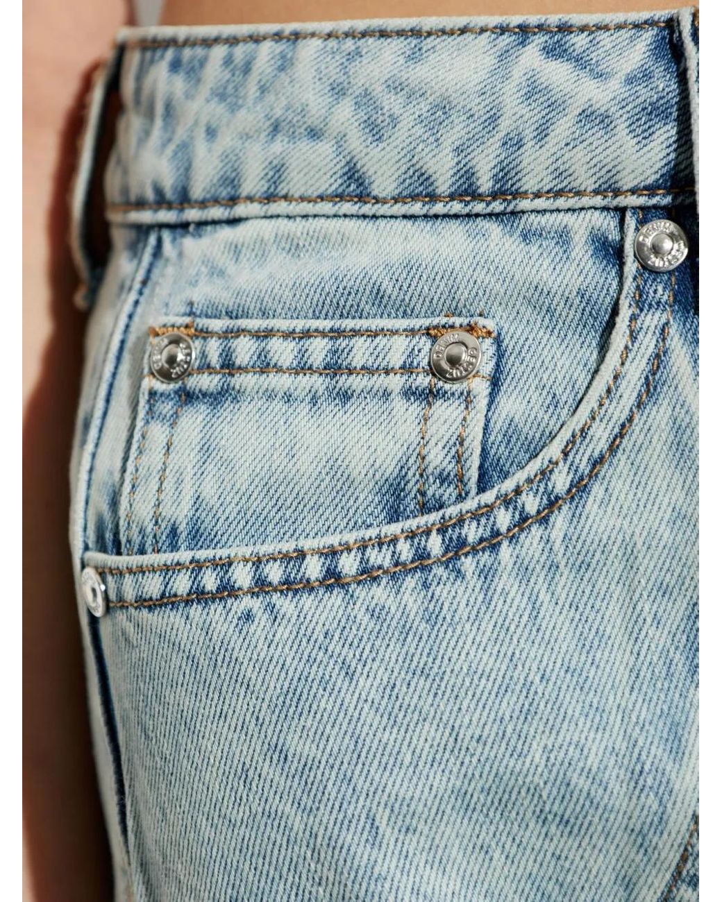 Gestuz Blue Gzasher Denim Skirt