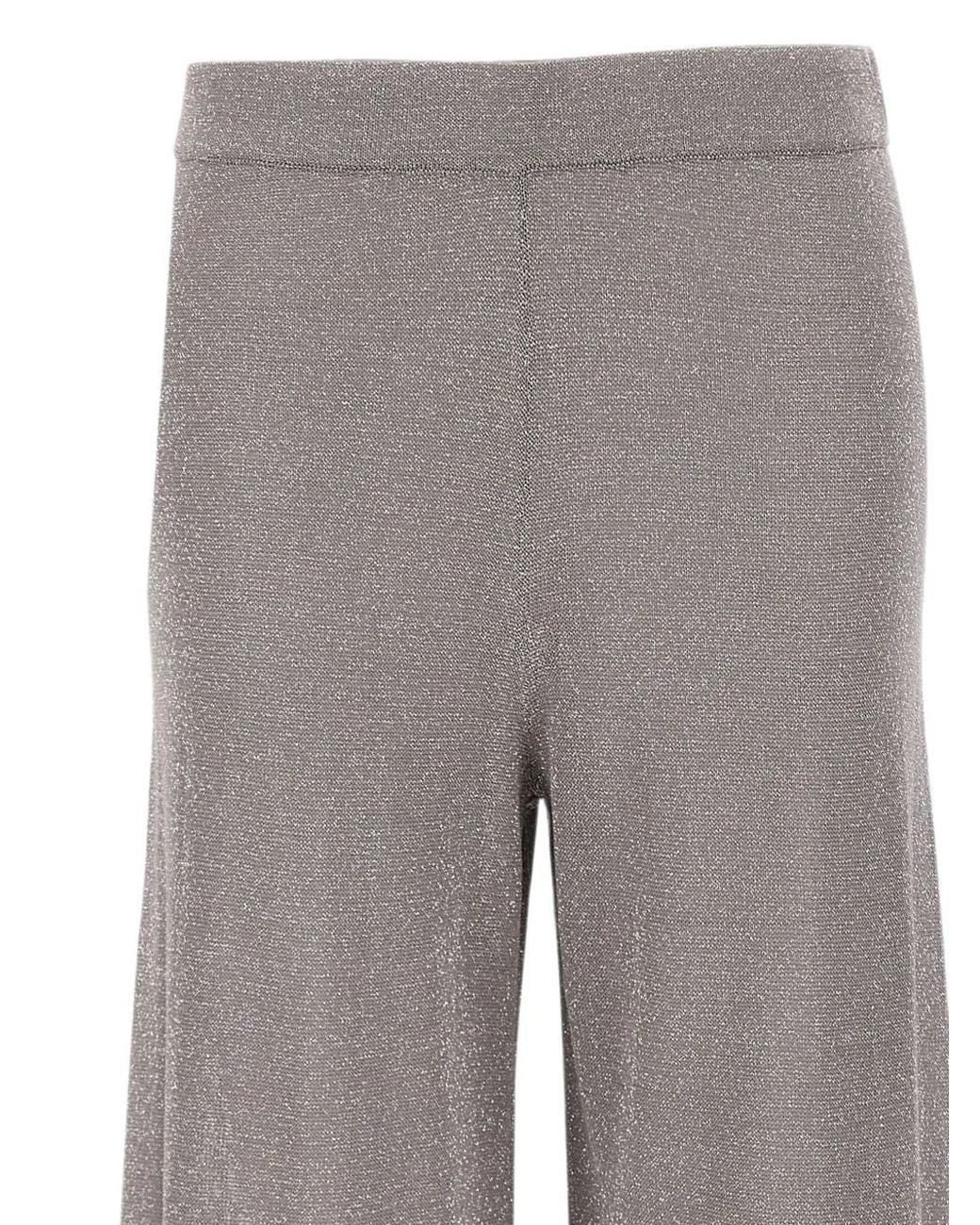 Kangra Gray Elasticated Palazzo Pants