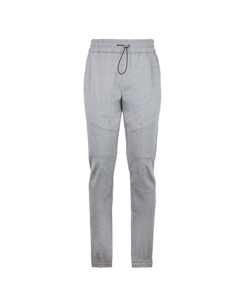 Philipp Plein Gray Fleece Jogging Trousers for men