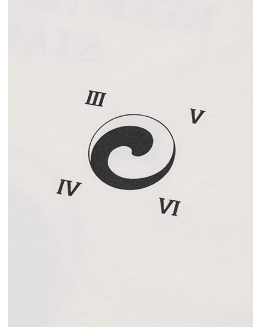 Stance White Graphic-Print Cotton T-Shirt for men