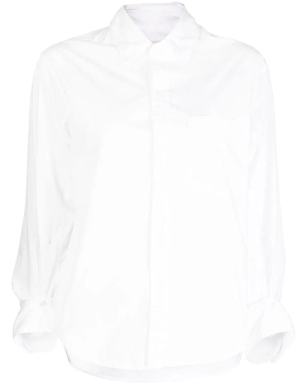 Citizens of Humanity White Button-Up Long-Sleeved Shirt