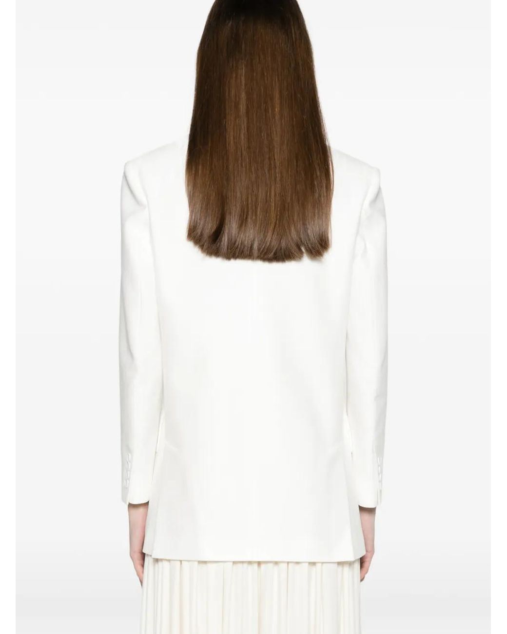 Max Mara White Piqué Jersey Olimpia Jacket