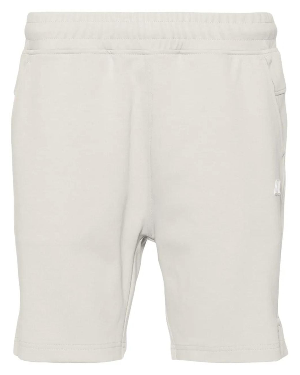 K-Way White Rubberised-Logo Track Shorts for men