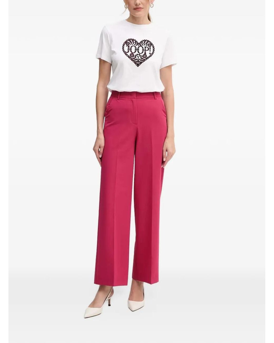 Benetton Pressed-Crease Tailored Trousers