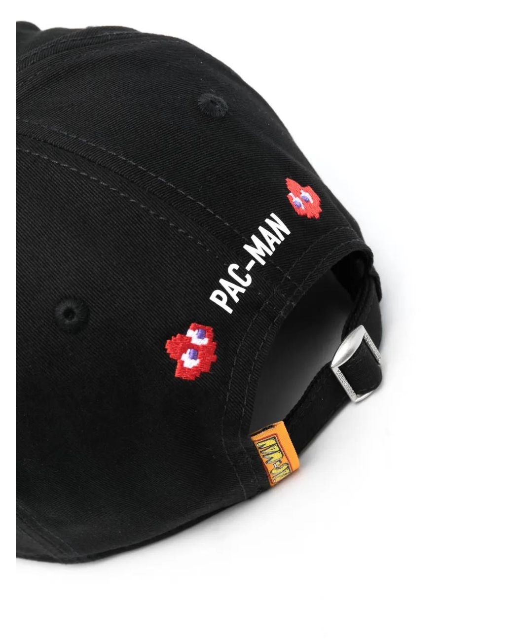 DSquared² Black Logo-Print Cotton Cap for men