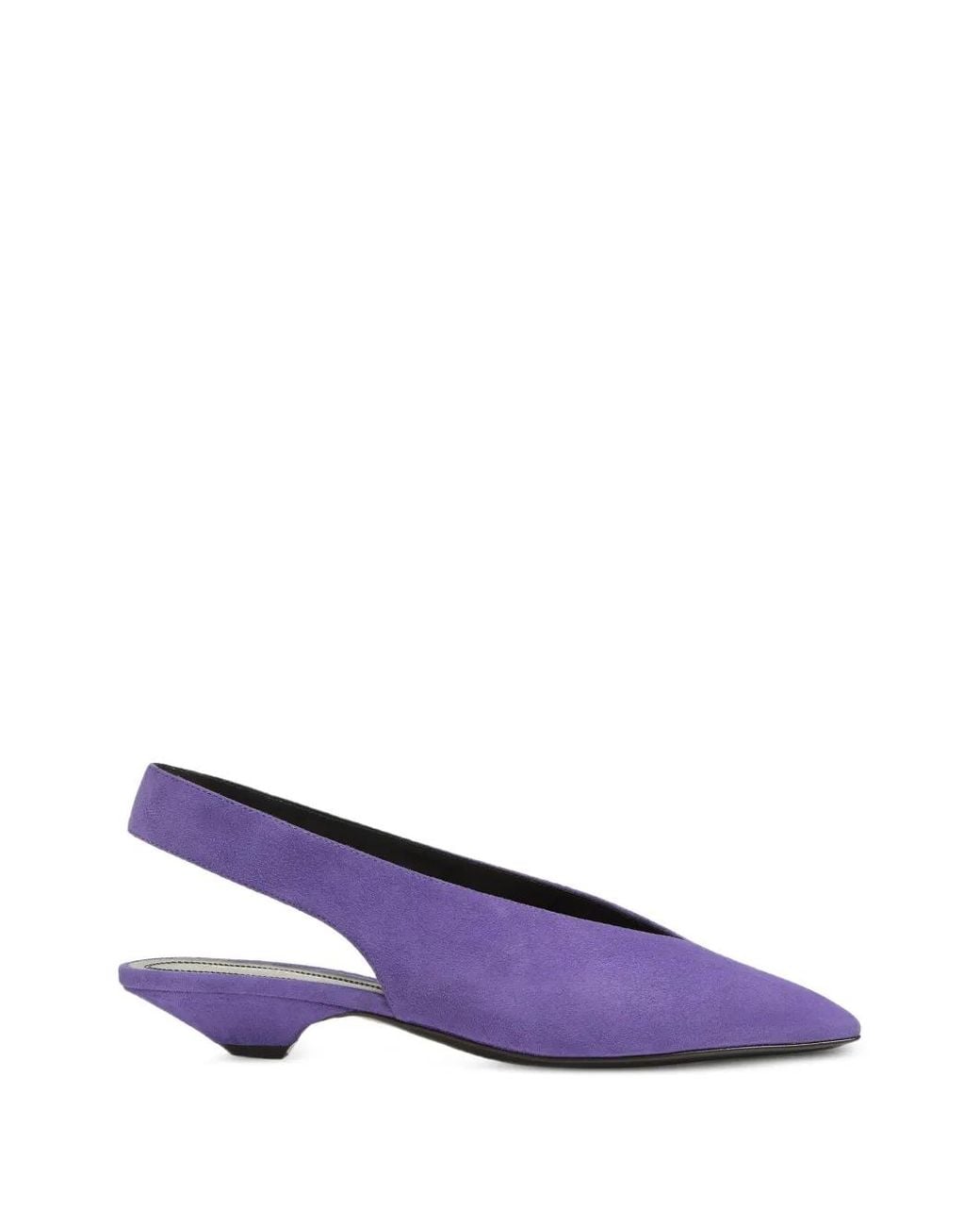 Sergio Rossi Purple Beak Slingback-Pumps