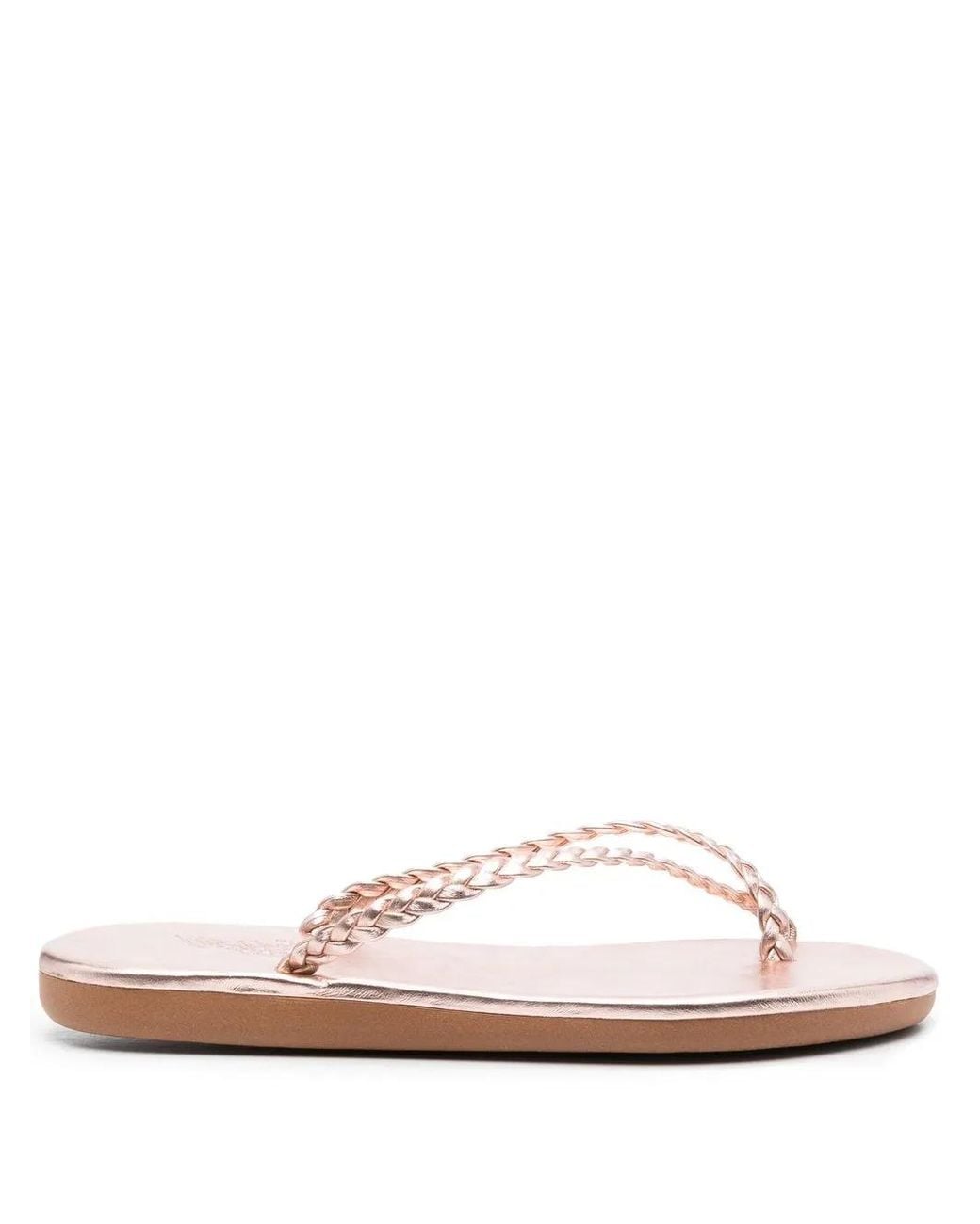 Ancient Greek Sandals Pink Ioulia Braided-Strap Sandals