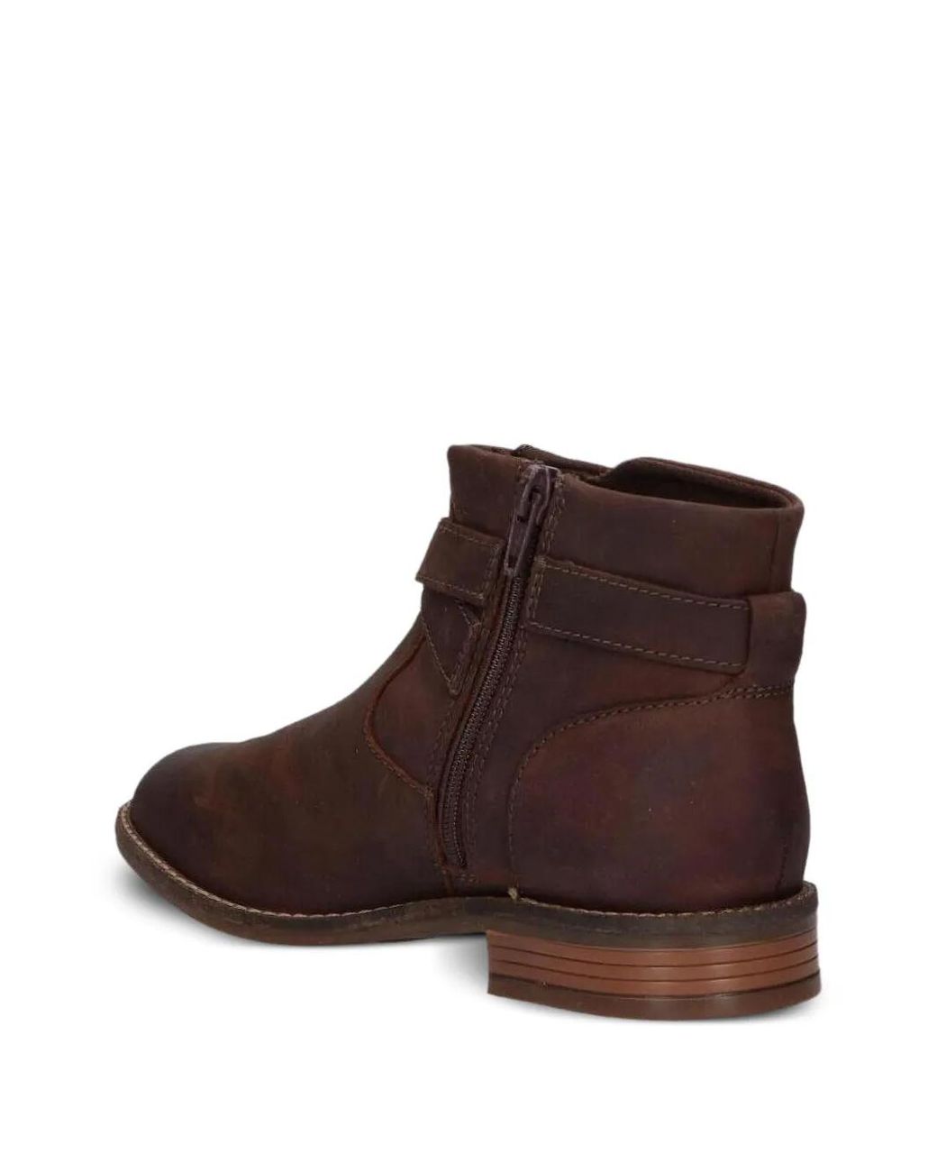 Clarks Brown Brean Ankle Boots