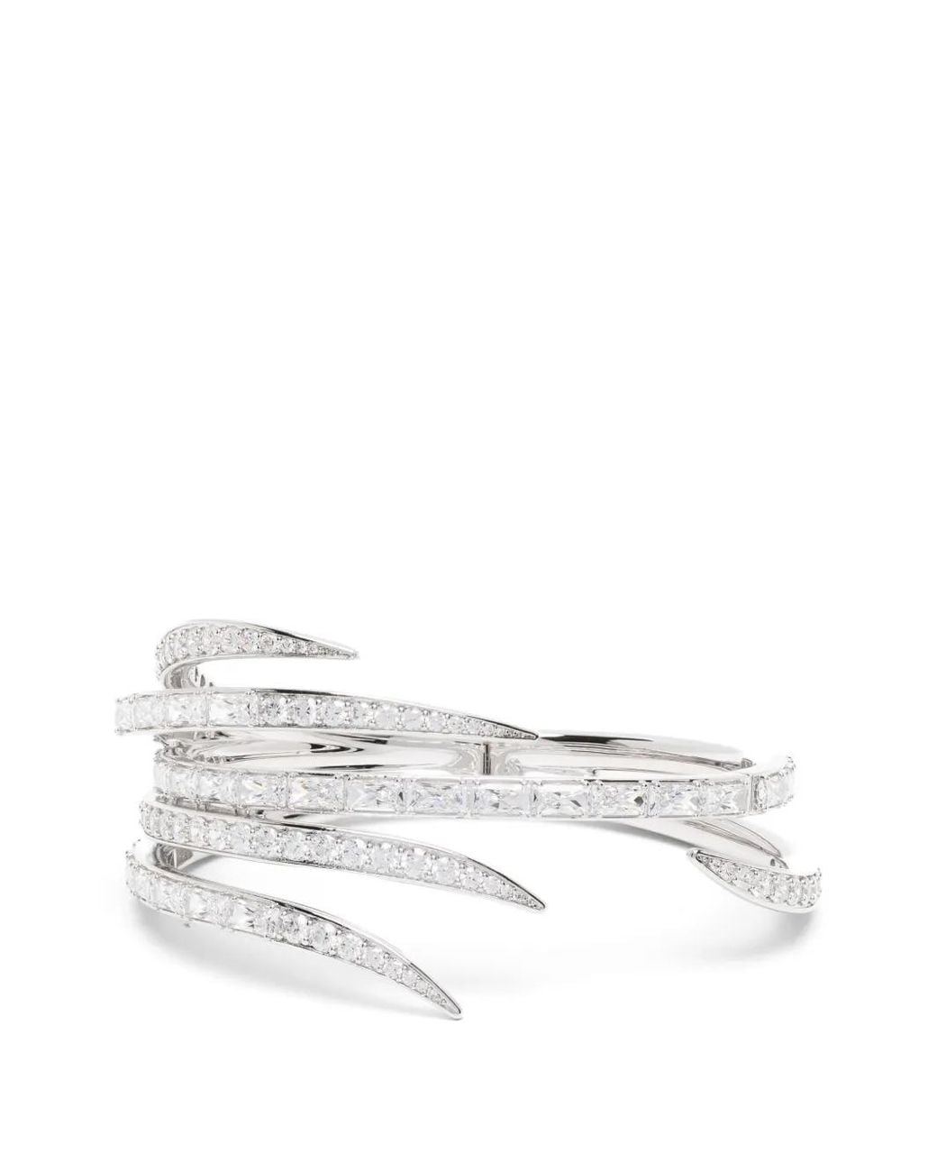 Swarovski White Vienna Mixed-Cut Bangle