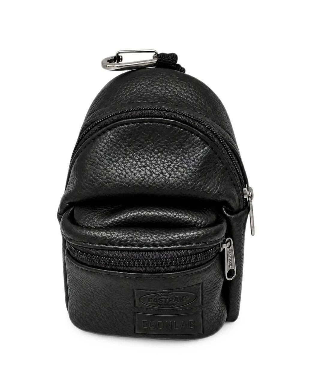 Egonlab Black X Eastpak Pebbled Backpack Bag Charm