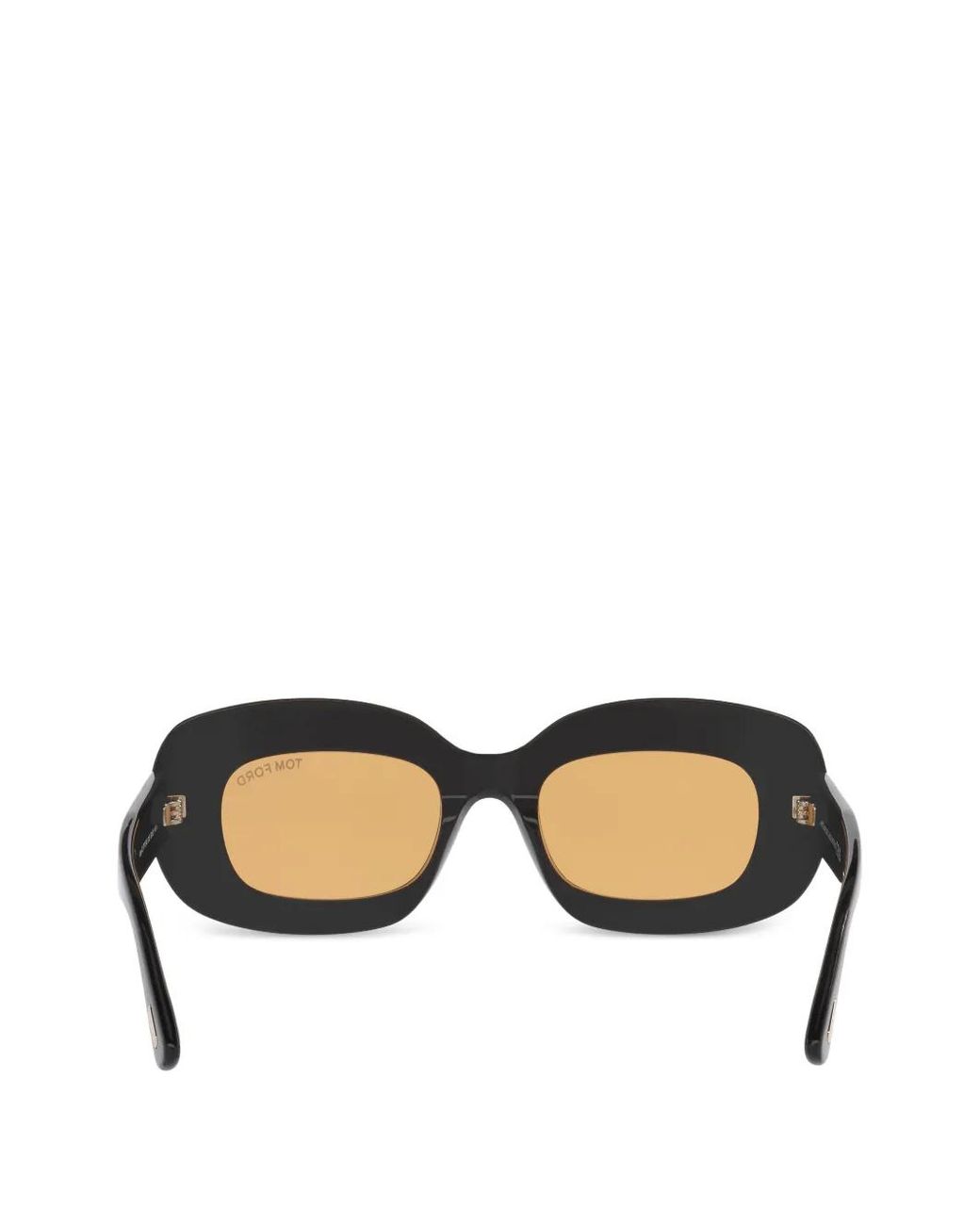 Tom Ford Black Islay-02 Rectangle-Frame Sunglasses