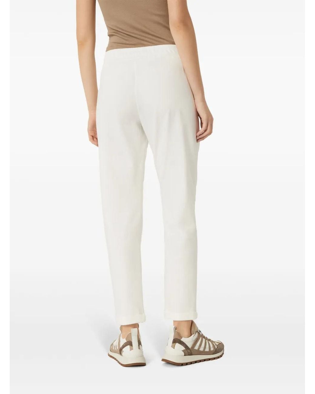 Pantalones De Chándal Brunello Cucinelli de color White