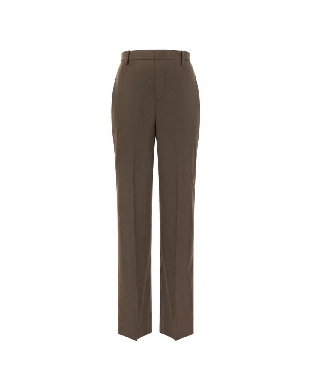 Briglia 1949 Brown Pressed-Crease Trousers