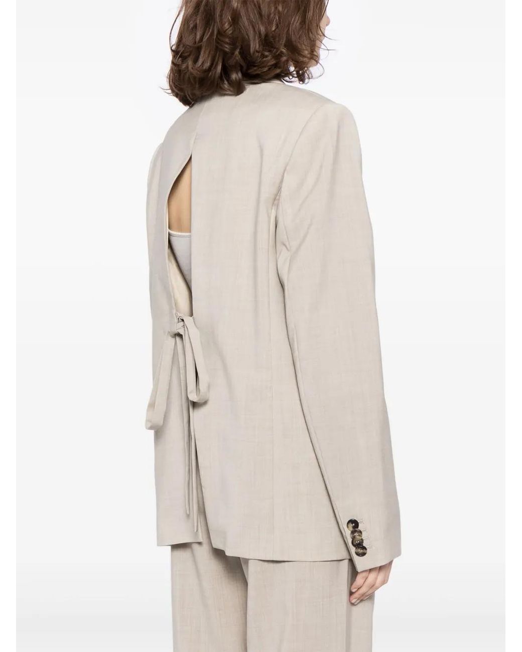 Loewe Wollen Blazer in het Natural