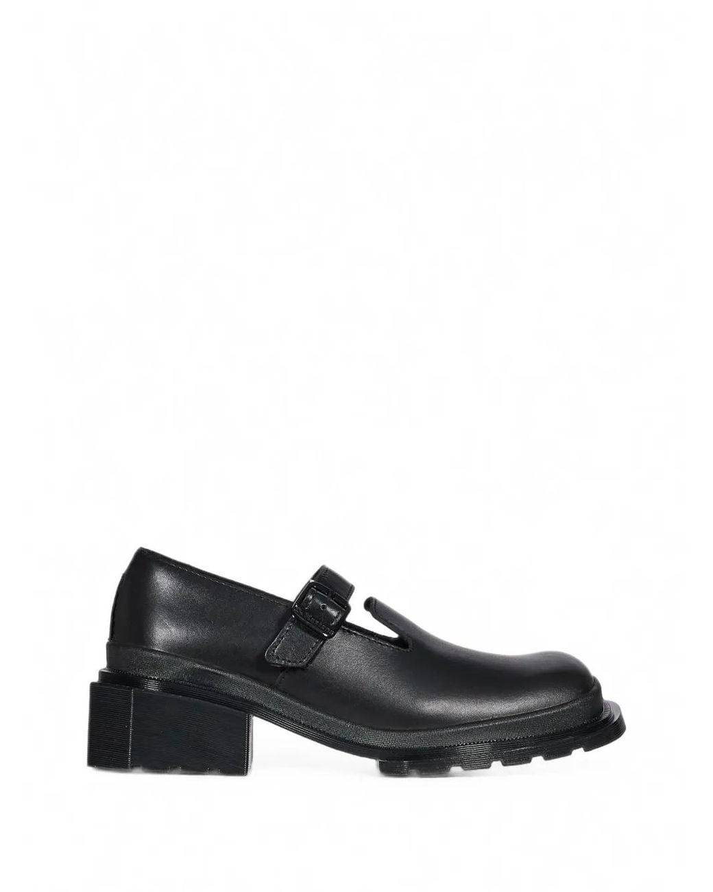 Dr. Martens Black Maybole Buckle-Strap Mary Jane Loafers