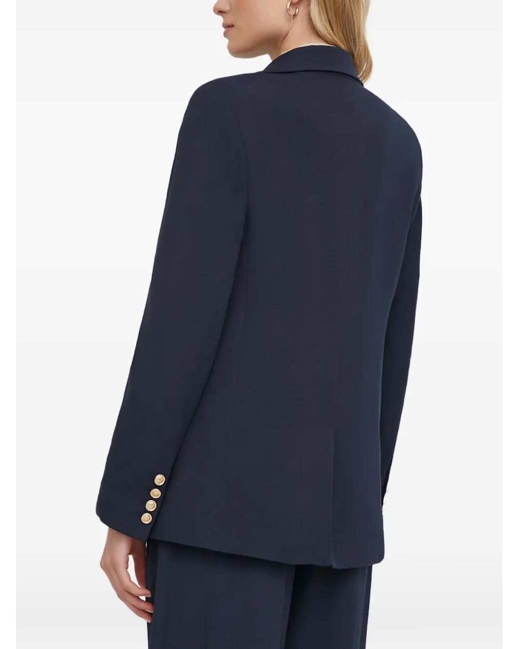 Mos Mosh Blue Single-Breasted Blazer
