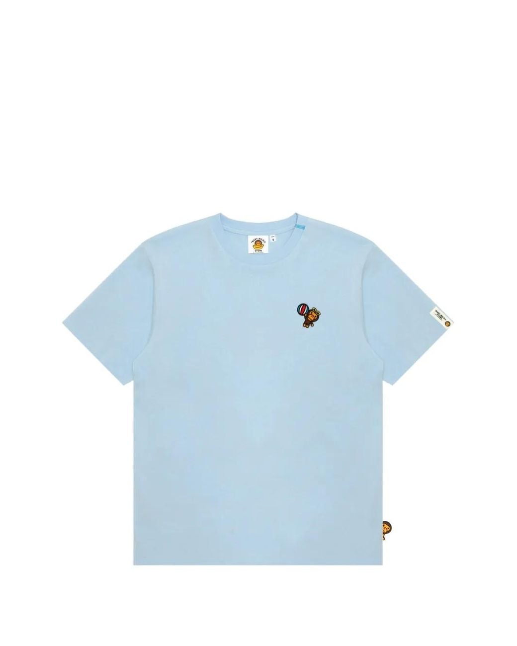 *BABY MILO® STORE BY *A BATHING APE® Blue Baby Milo Graphic-Print Cotton T-Shirt