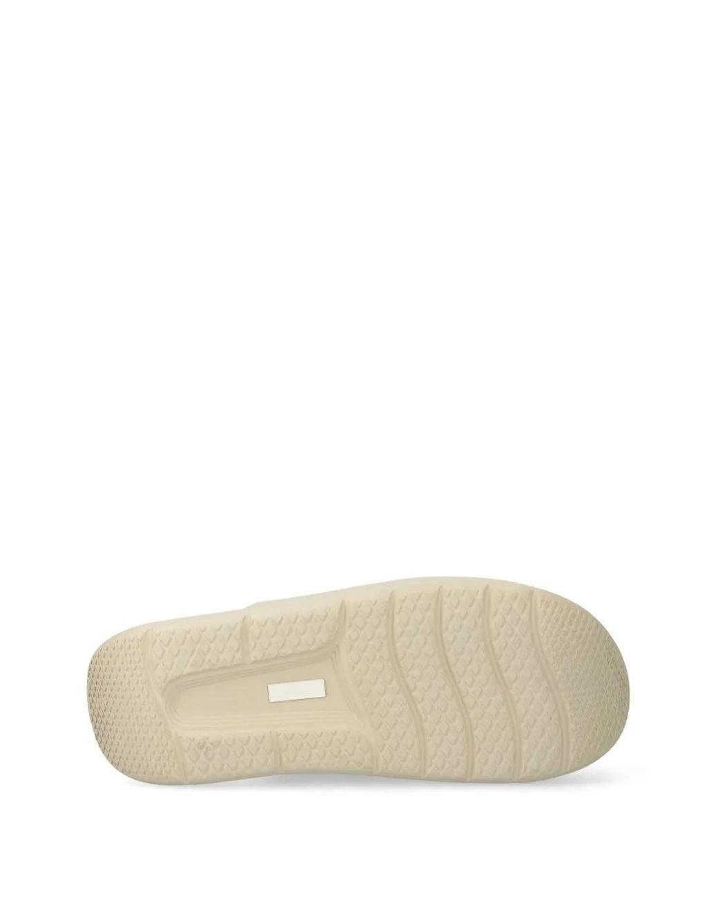 Suicoke White Flatform Slides for men