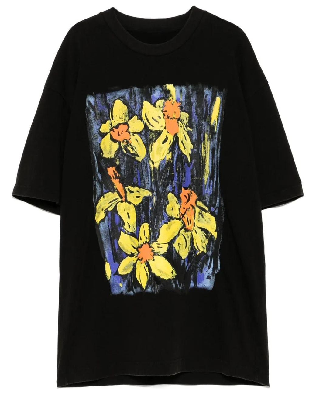 JNBY Black Graphic-Print T-Shirt