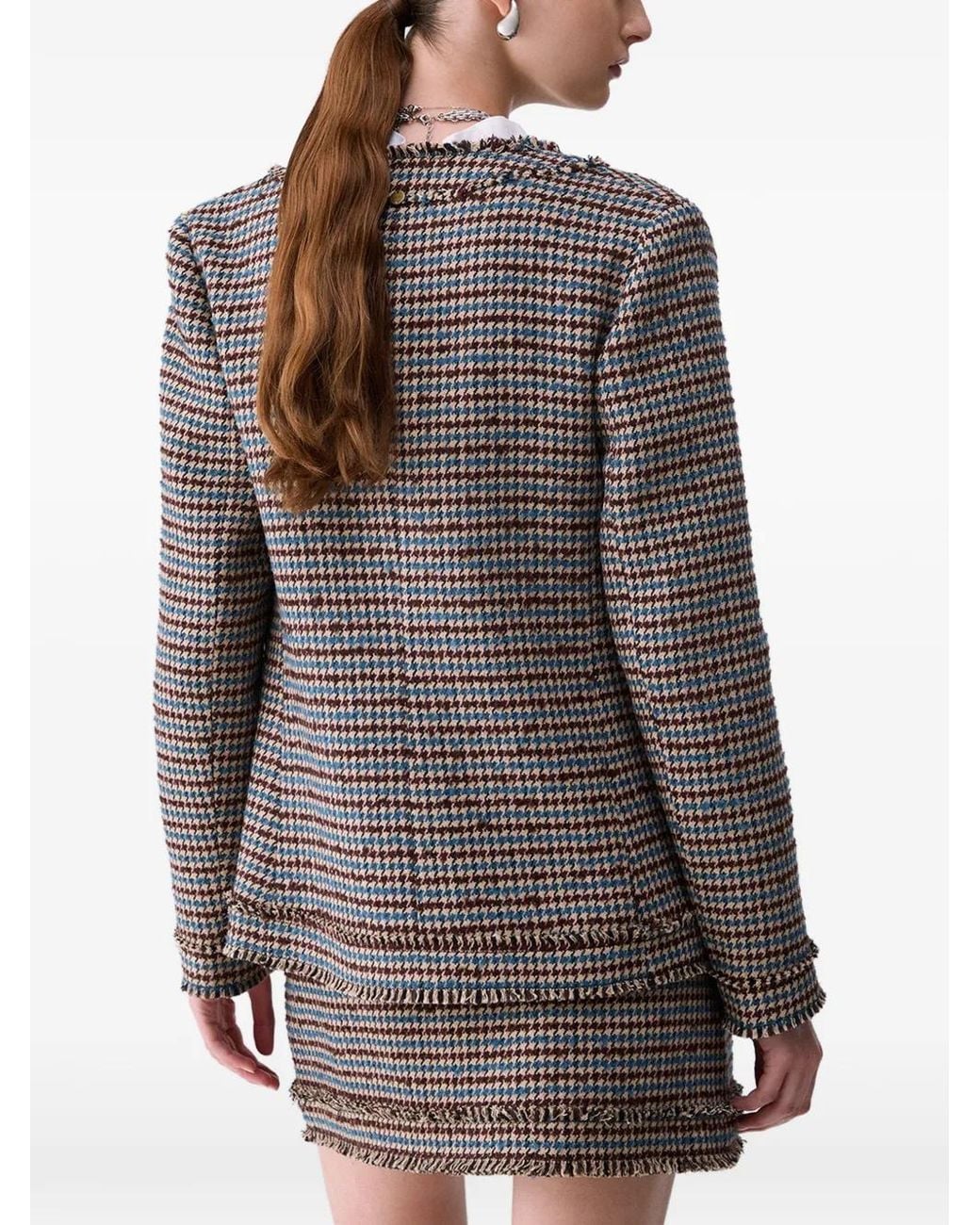 Liu Jo Gray Tweed Jacket
