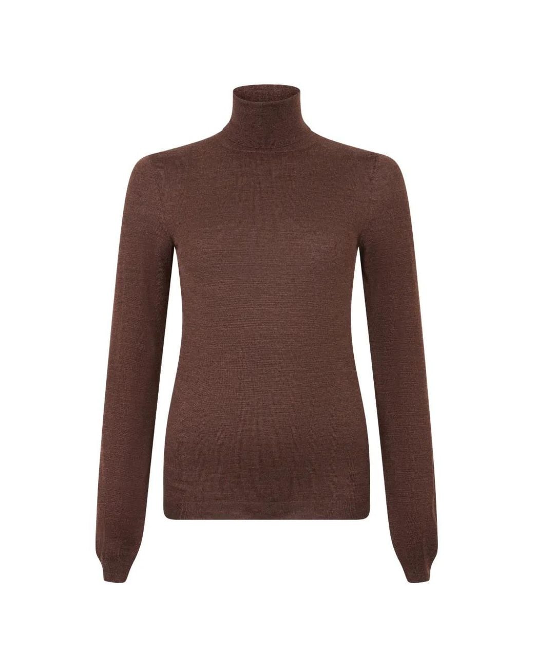 Maison Margiela Brown Pull À Col Roulé
