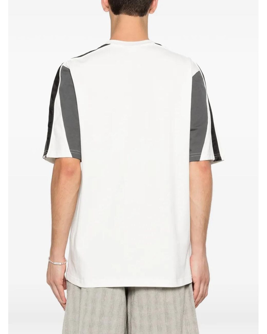 Yes London White T-Shirt À Col Rond for men