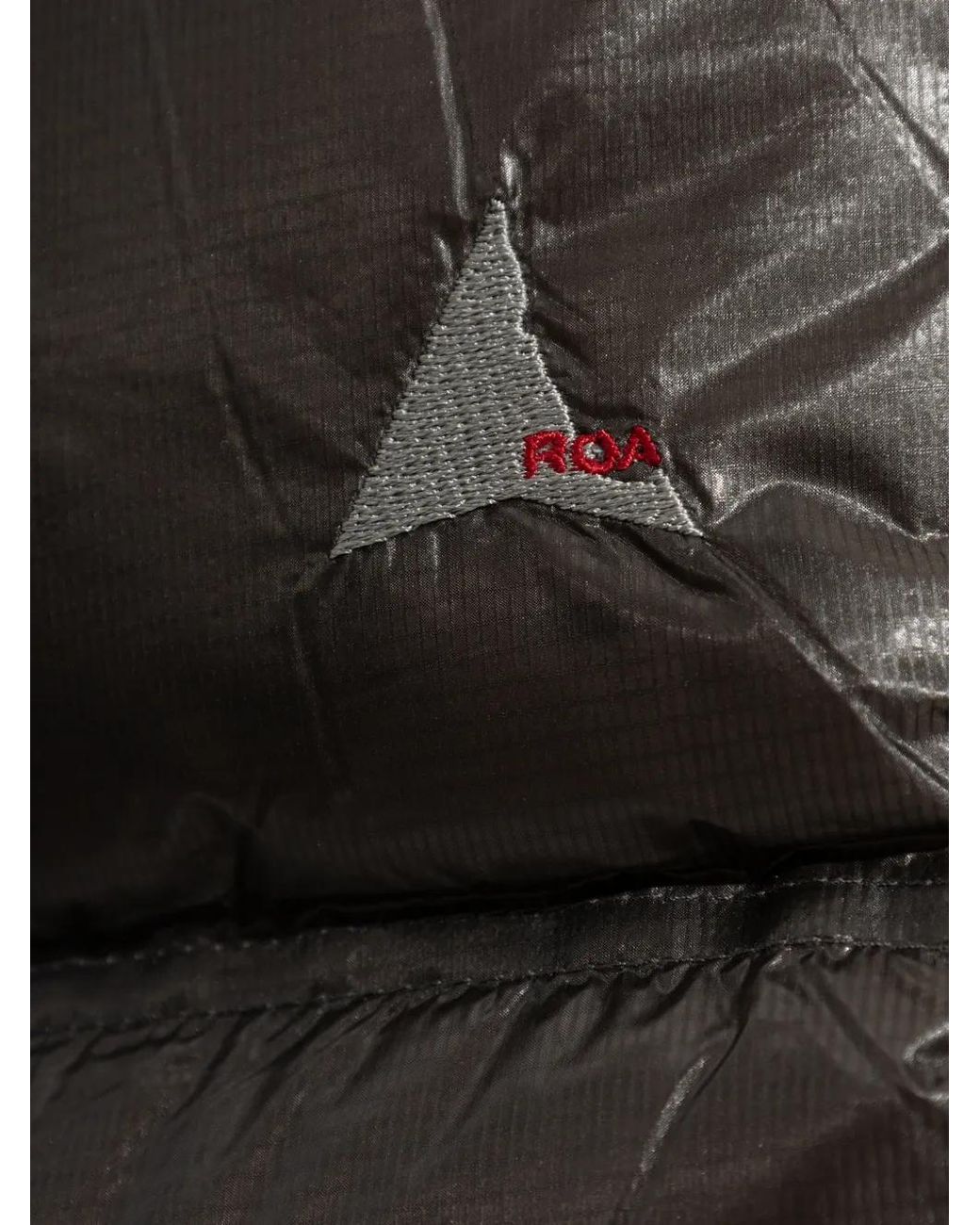 Roa Black Doudoune À Capuche for men
