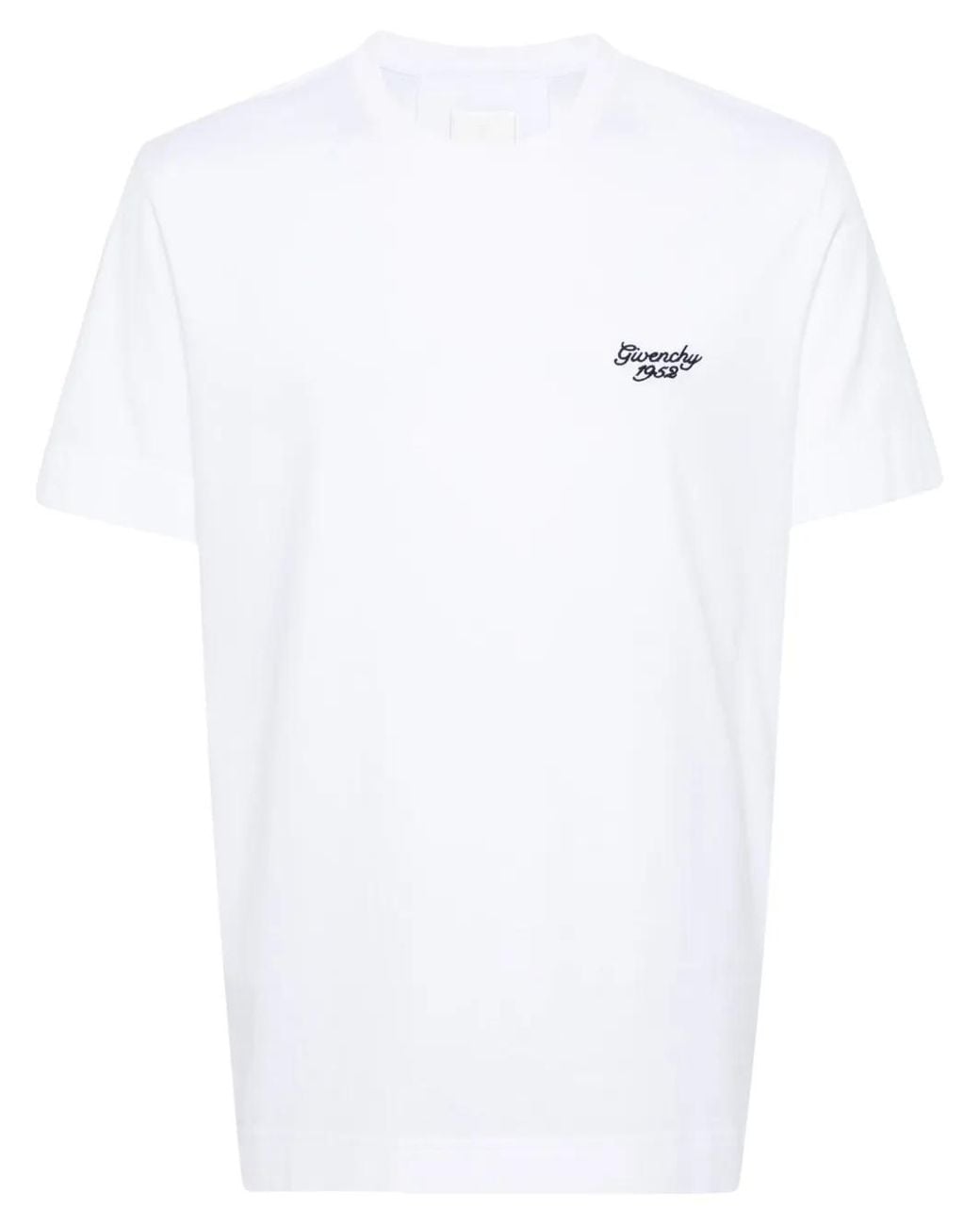 Givenchy White T-shirt 1952 Slim In Cotone for men