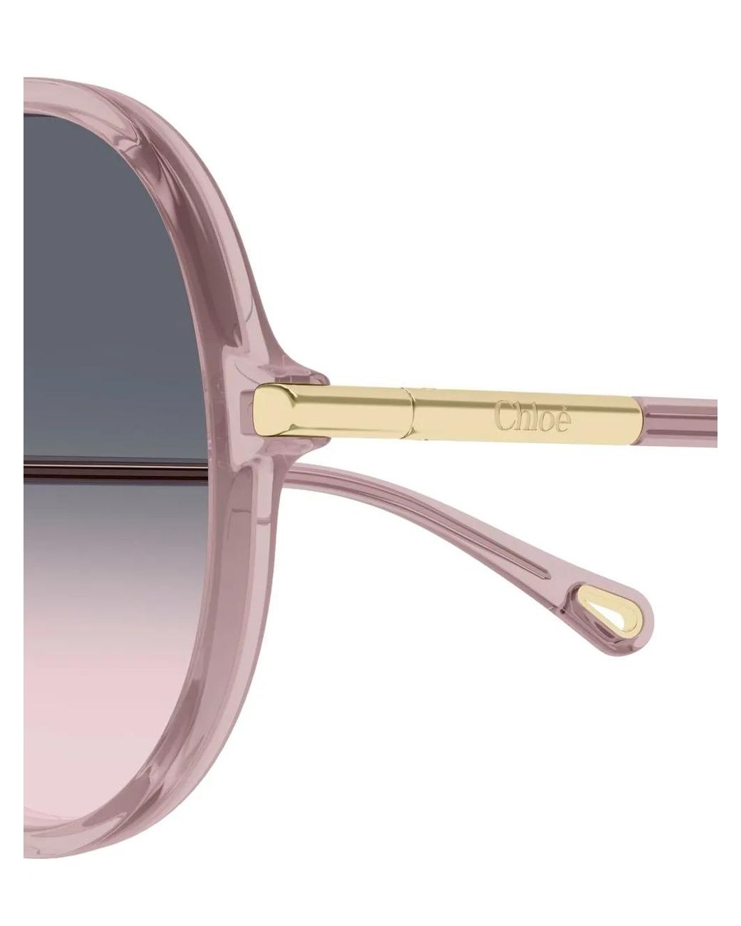 Chloé Multicolor Lunettes De Soleil À Monture Pilote