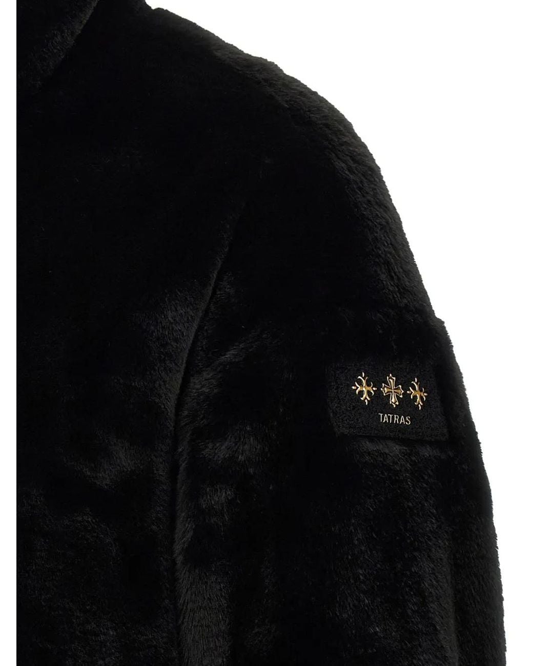 Tatras Black Barbra Faux-Fur Jacket