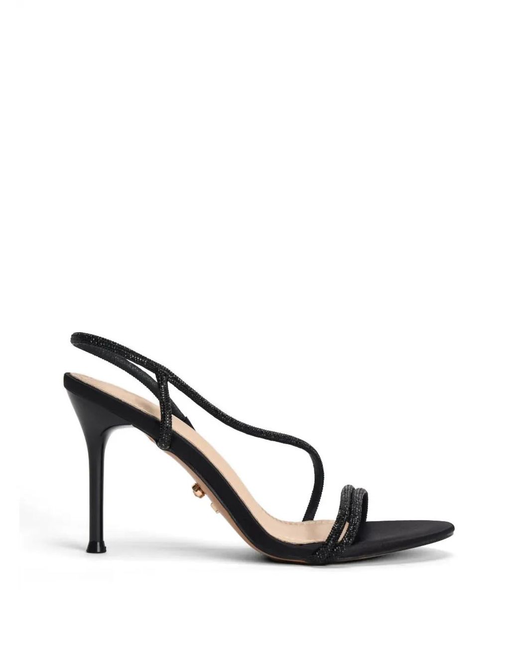 Twentyfourhaitch White Embellished Strap Sandals