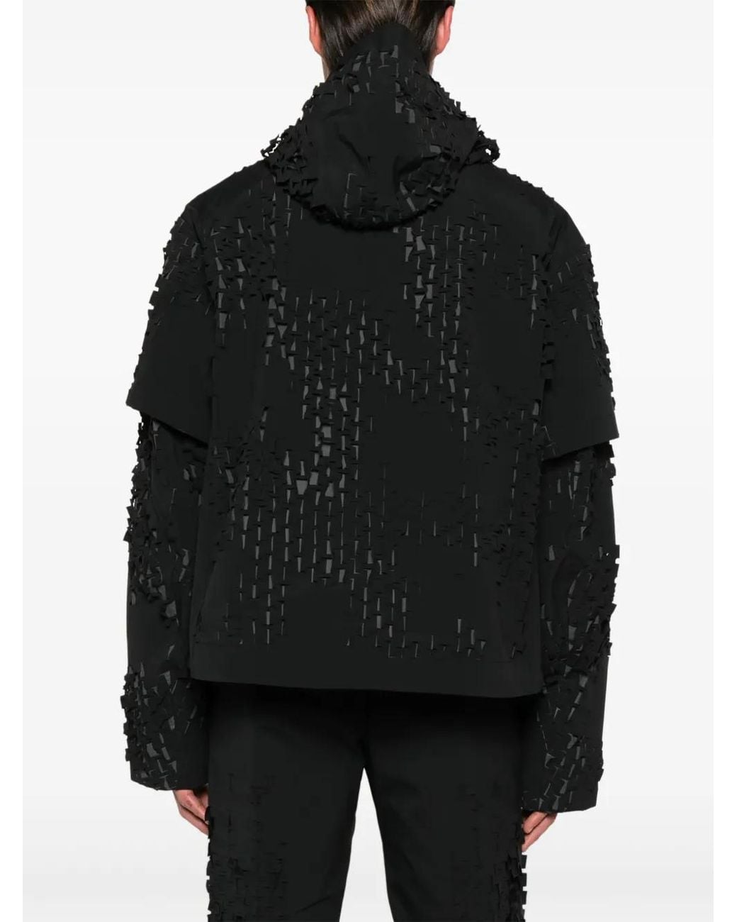 Giacca Morphogens Con Cappuccio di HELIOT EMIL in Black da Uomo