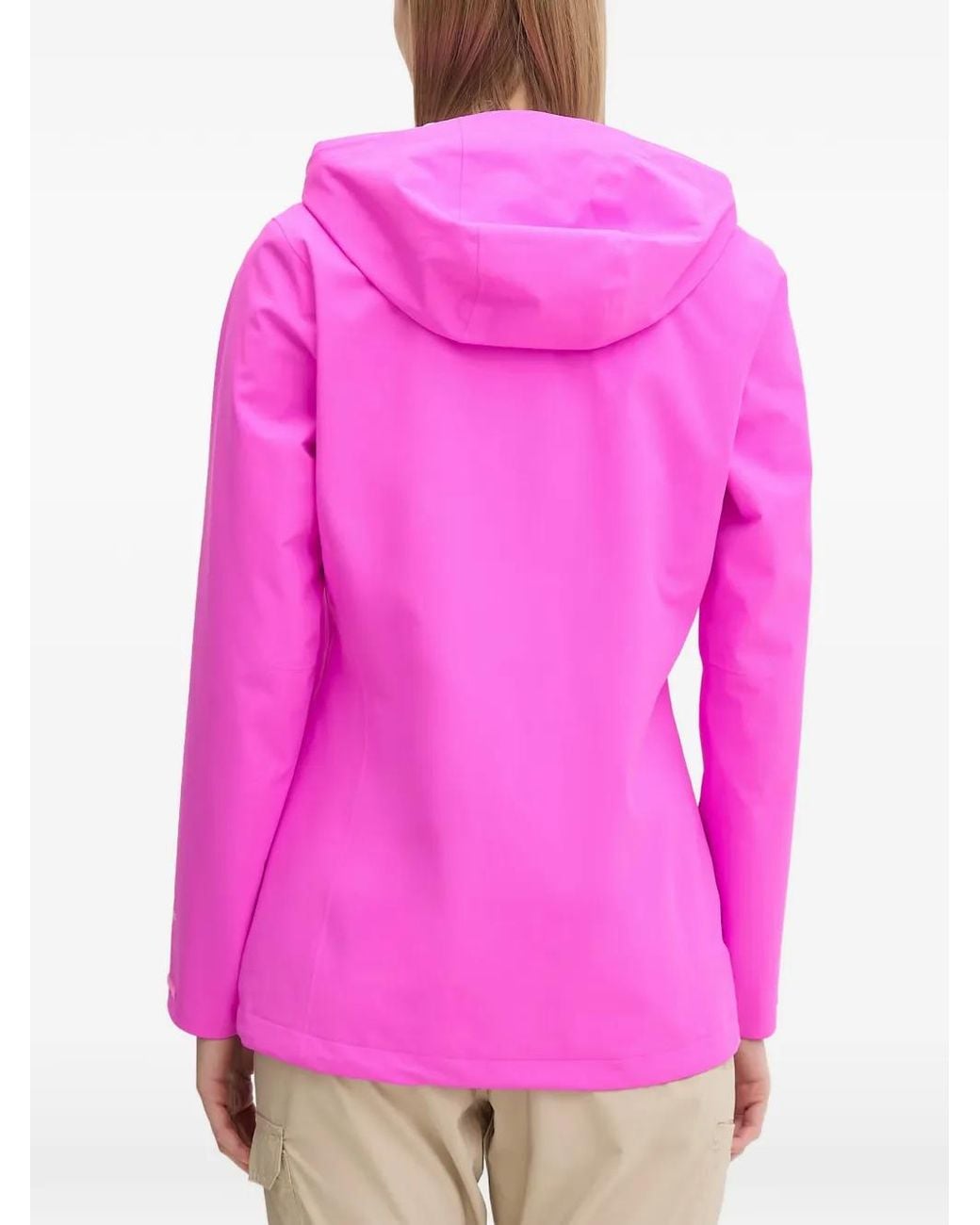 Jack Wolfskin Pink Veste Trailtime À Capuche
