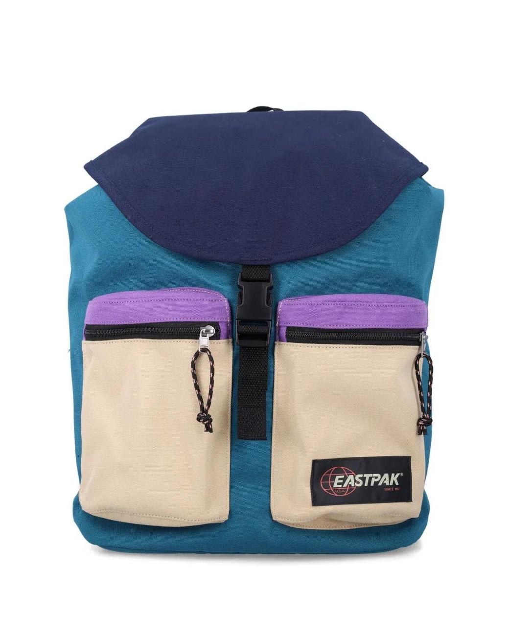 Eastpak Blue Chapel Hill Pak'R Flap-Pocket Backpack (27L)