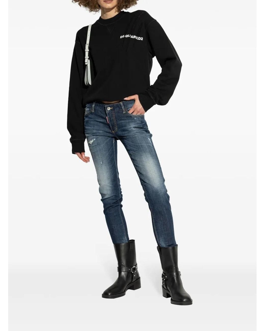 Stuart Weitzman Black Jax Stiefel