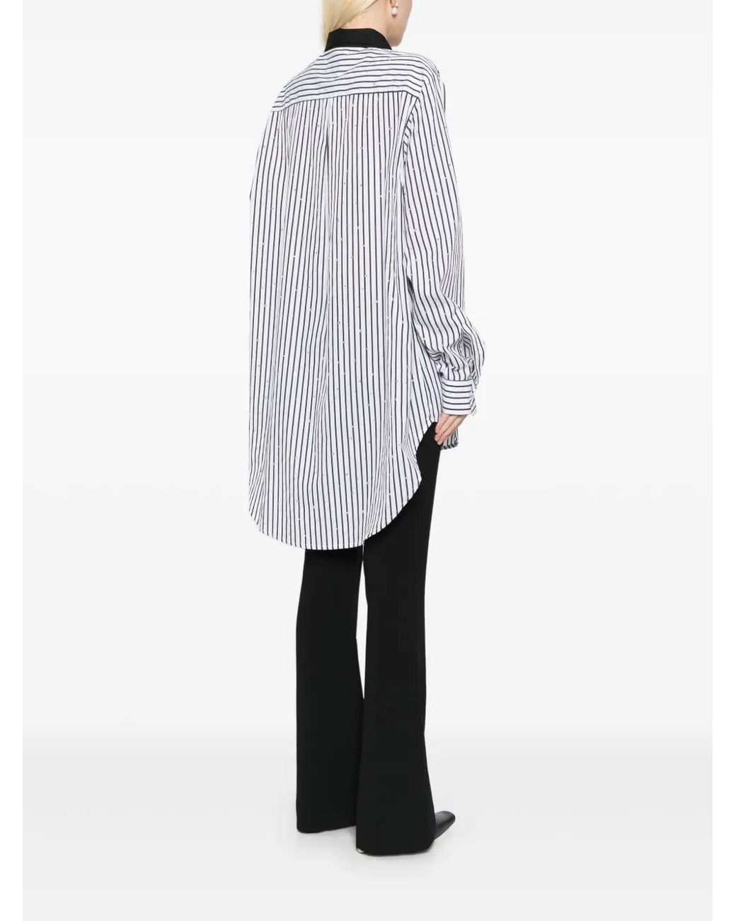 Macgraw Gestreept Blouse in het White
