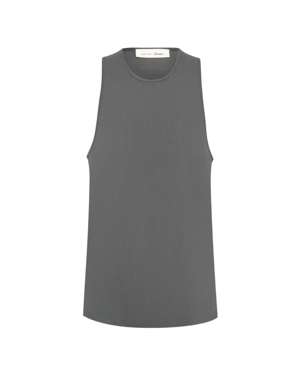 Fear Of God Gray Essential Tank Top for men