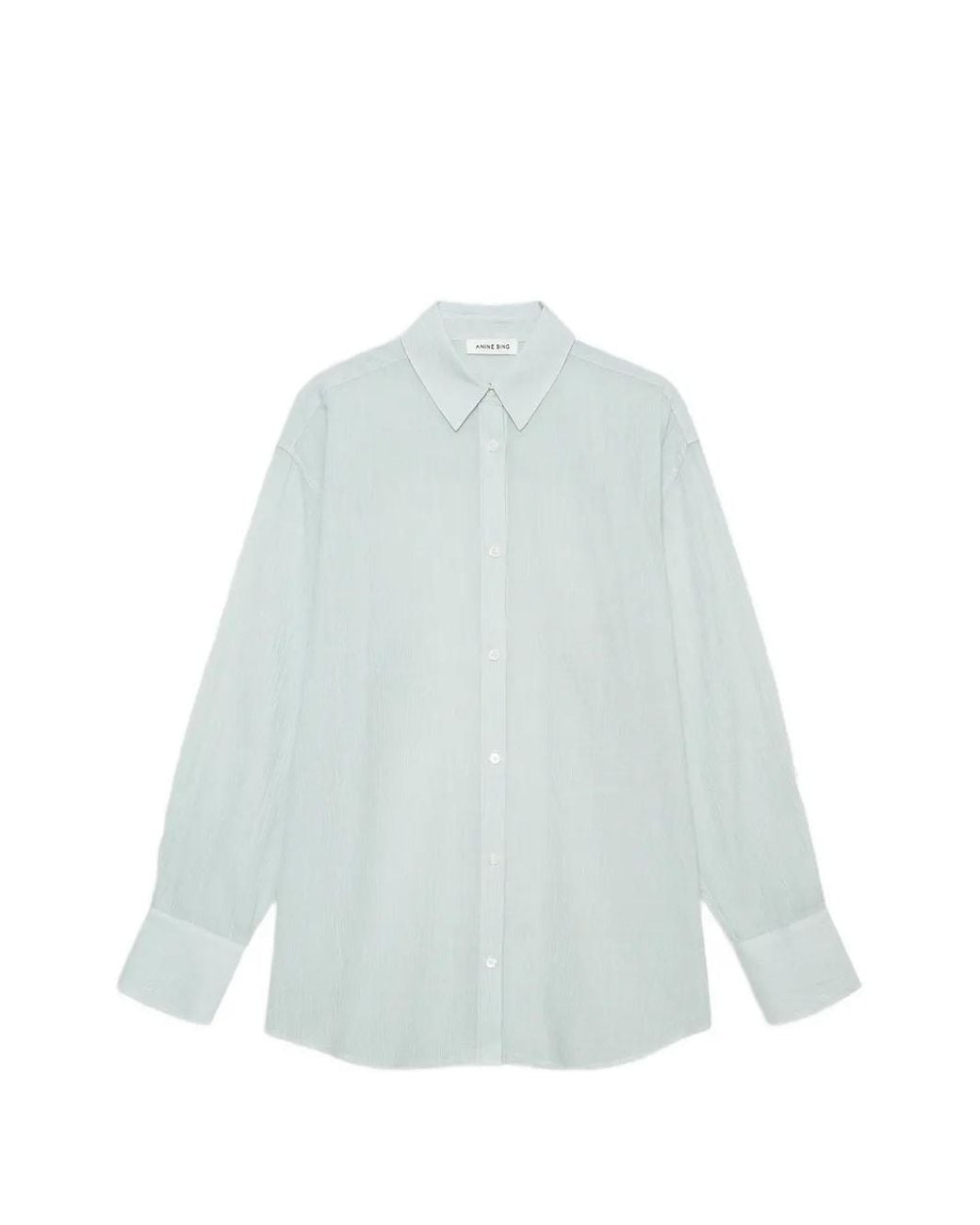 Anine Bing Blue Plaza Shirt