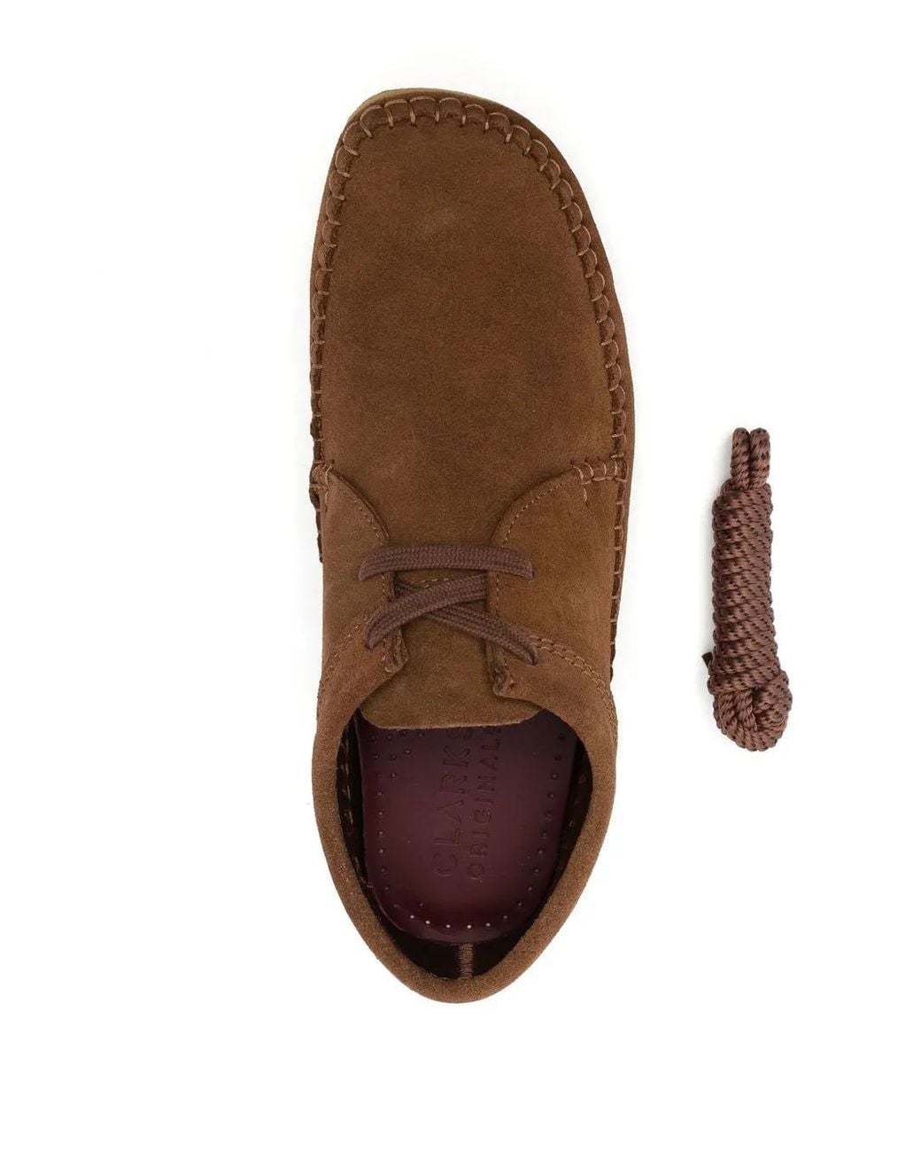 Stringate Iconic Weaver di Clarks in Brown da Uomo