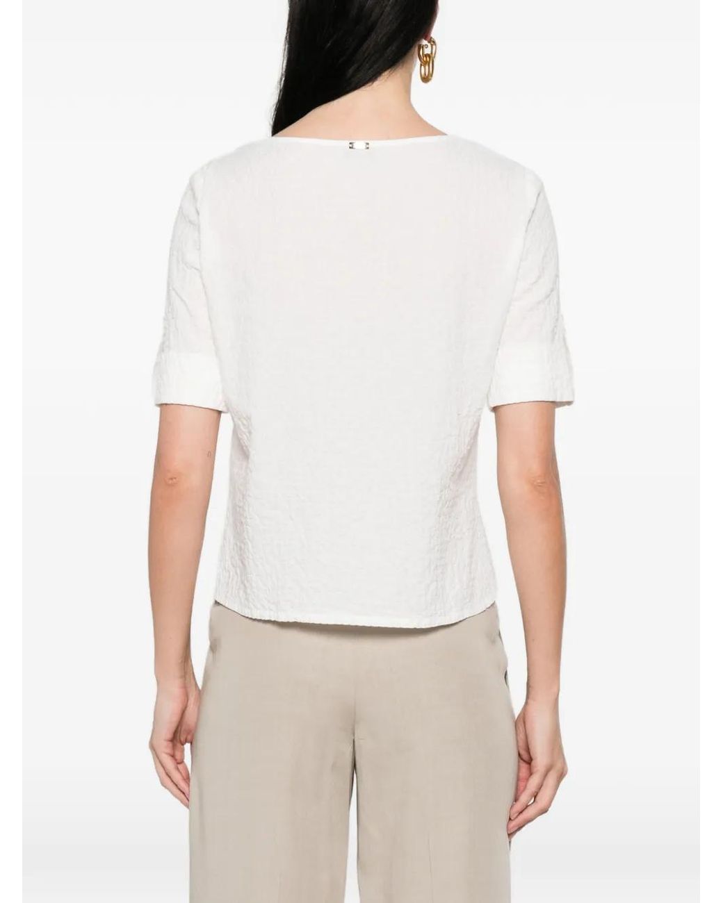 Herno White Cotton Elastane Polyester Shirt
