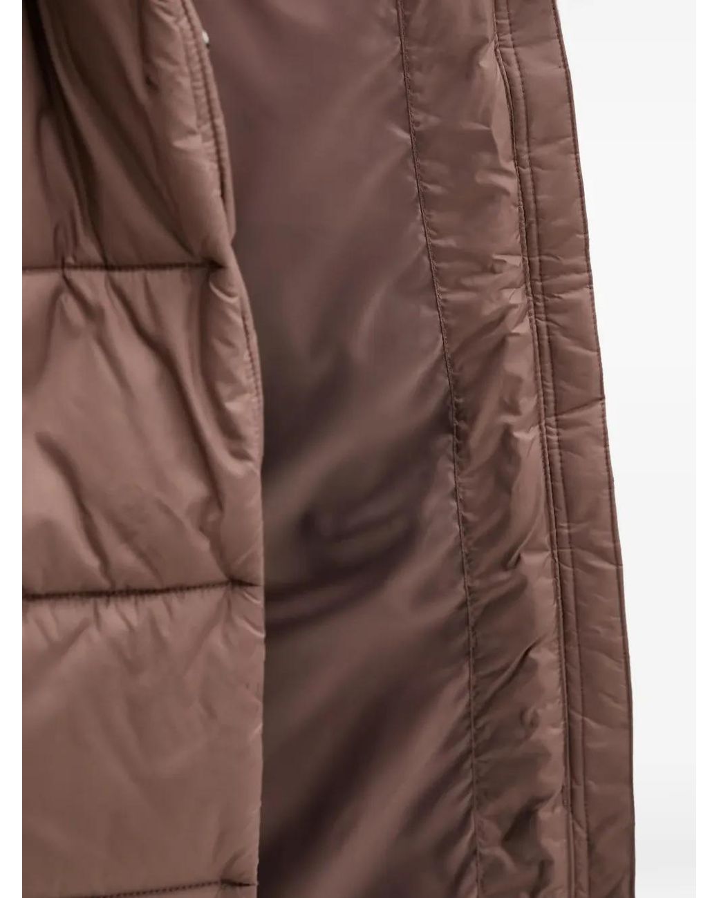 Vans Brown Hooded Quilted Jacket