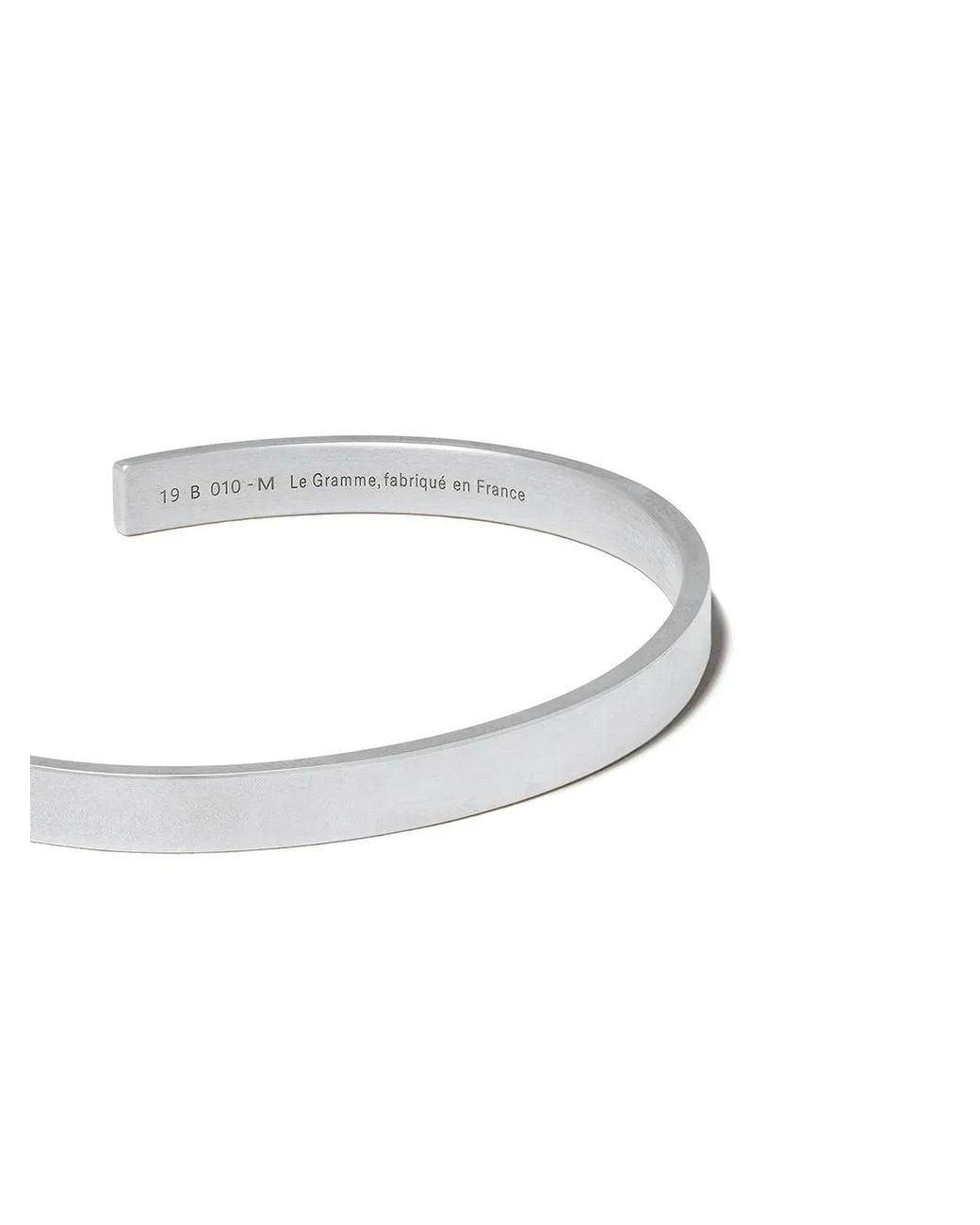 Le Gramme White Le 15 Grammes Ribbon Bracelet