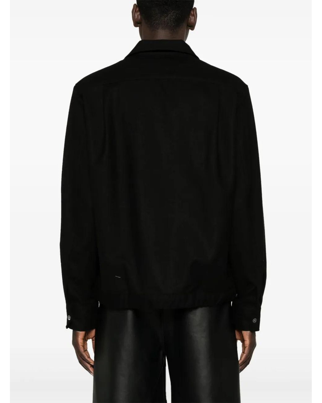 Givenchy Wollen Shirtjack Met 4G-Detail in het Black voor heren